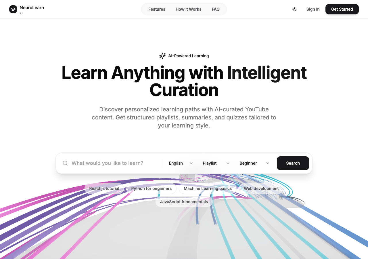 NeuroLearn AI UI